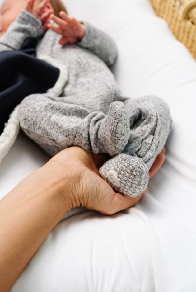 Plush Knit Zipper Footie