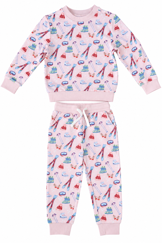 Sweatshirt Set (Ski Season Pink)