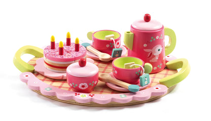 Lilli Rose Tea Party Wooden Tea Set