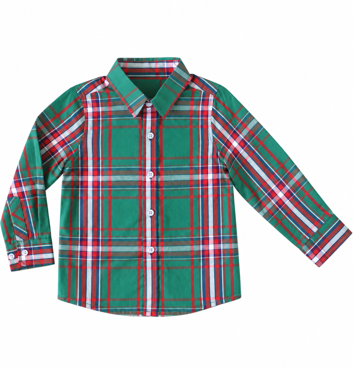 William Shirt (Christmas Plaid Green)