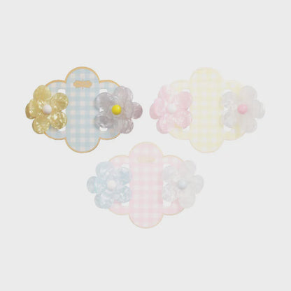 Flower Claw Hair Clips