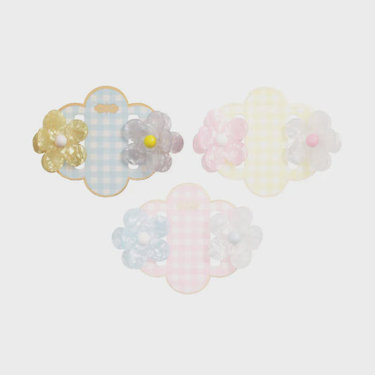 Flower Claw Hair Clips