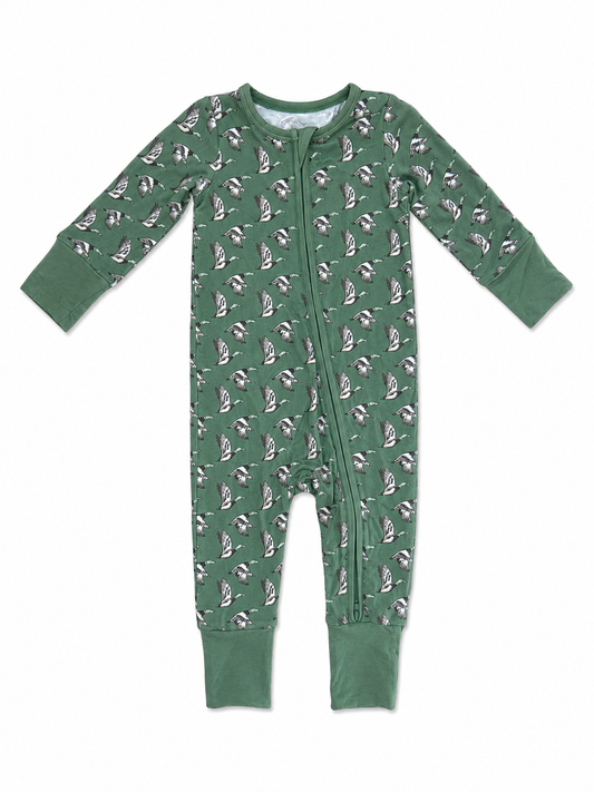 ZIPPER ROMPER (DUCKS)
