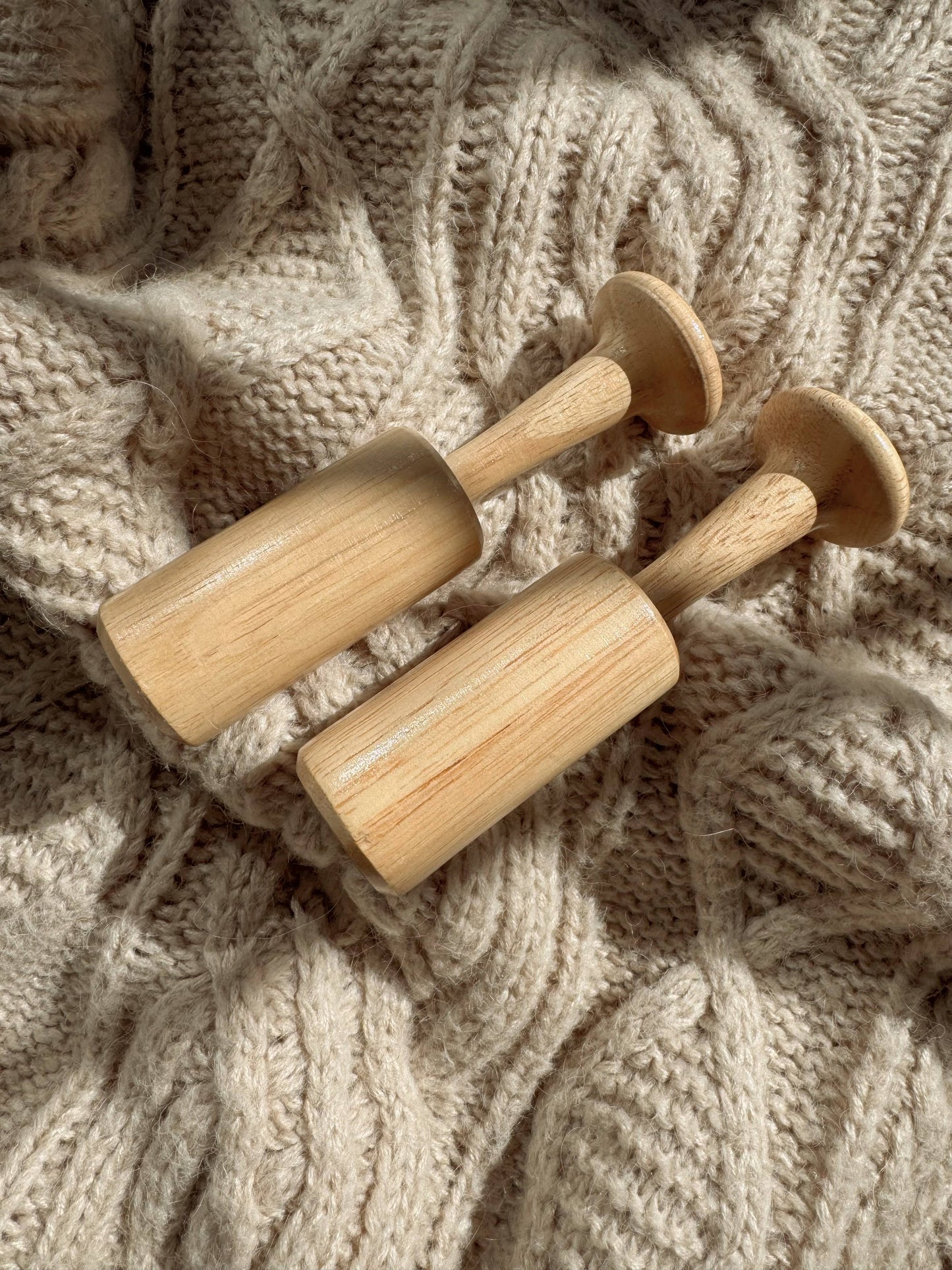 Standing Wooden Maracas (2 pc)