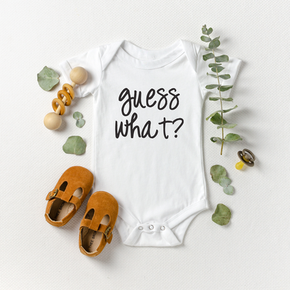 Guess What? Announcement Onesie for Grandparents