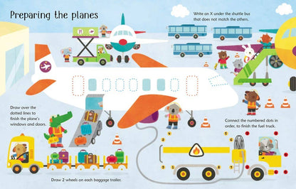 Wipe-Clean Airport Activities Book