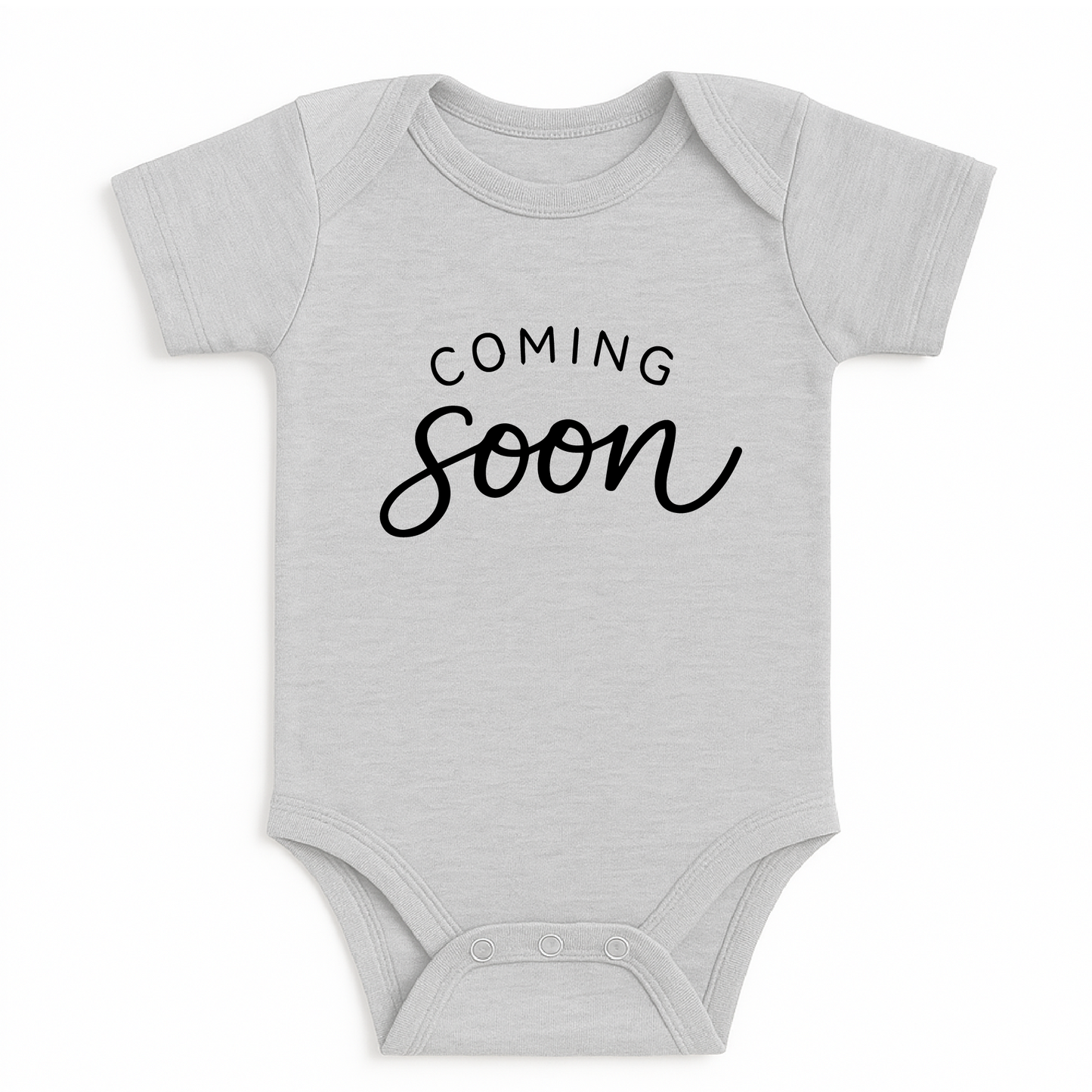 Coming Soon Onesie (White)