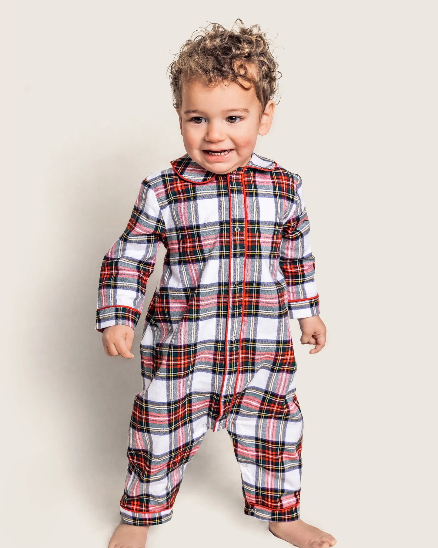 Brushed Cotton Cambridge Romper *FINAL SALE*