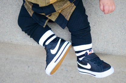 Signature Black Stripe Socks