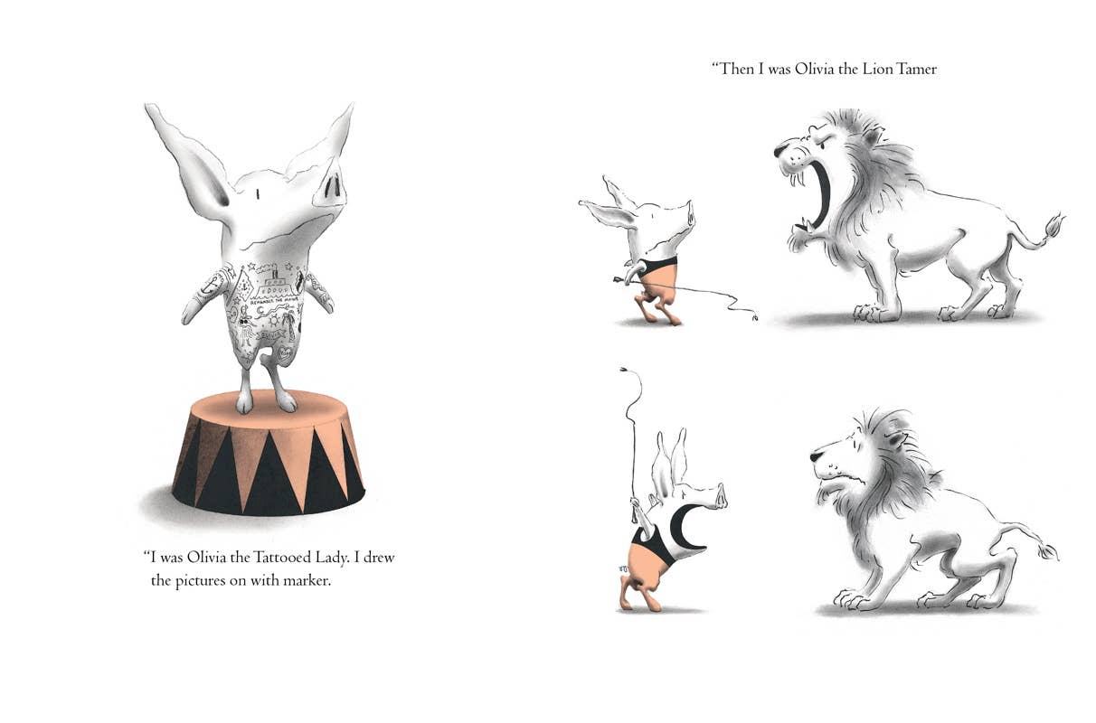 Olivia Saves the Circus Board Book