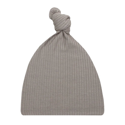 Beau Ribbed Top Knot Hat