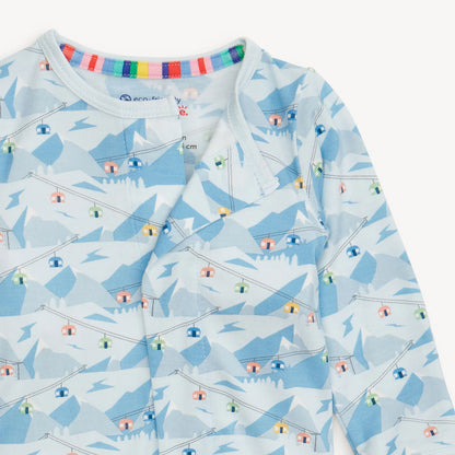 Blue Apres Chic Modal Footie