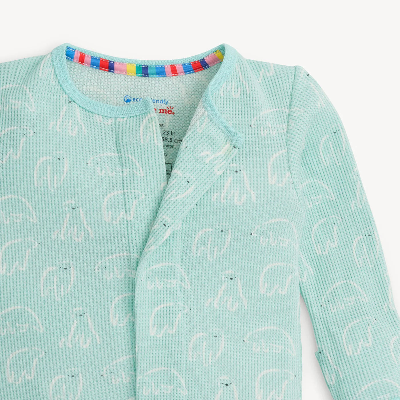 Blue Polaris Waffle Footie