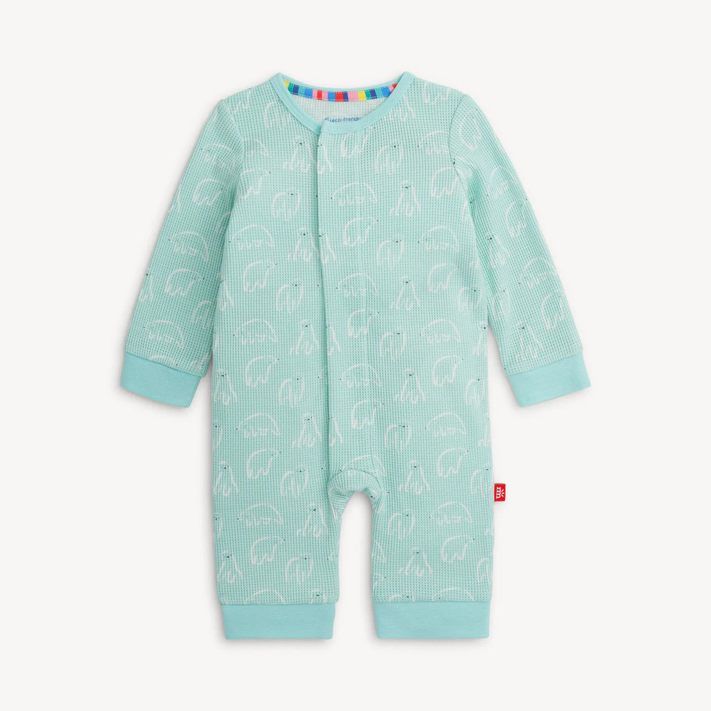 Blue Polaris Waffle Romper