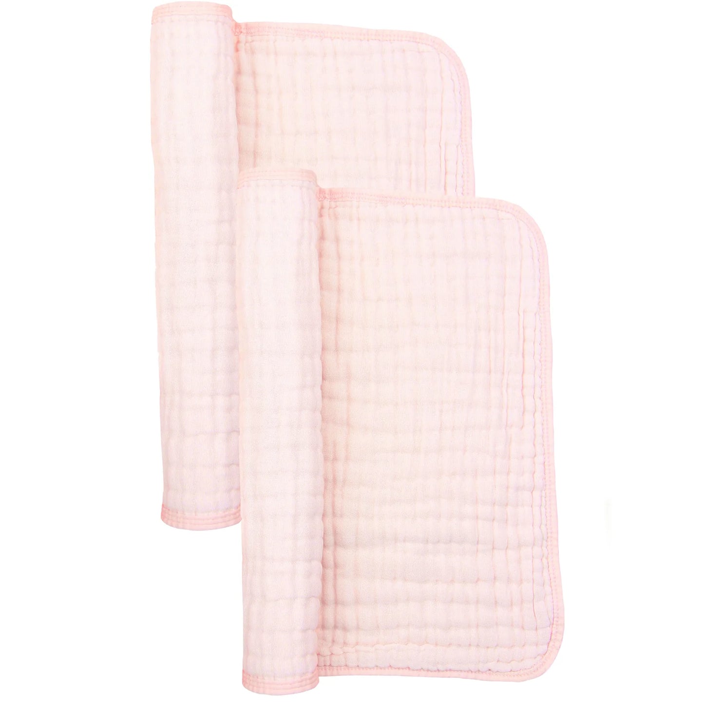 Cloud Muslin™ Burp Cloth 2 Pack (Blush)