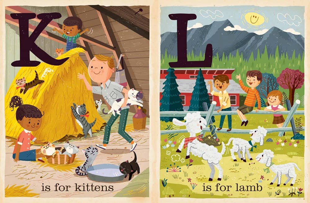F is for Farm: Alphabet Board Book