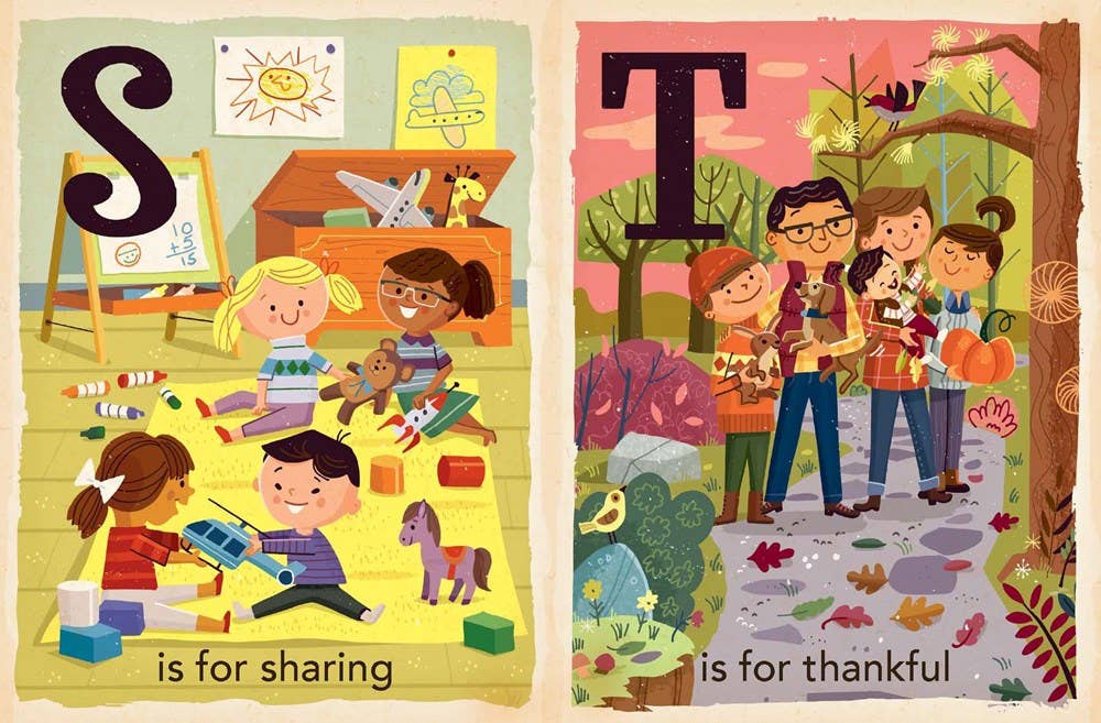 "T is for Thankful:  Thanksgiving" Alphabet board book