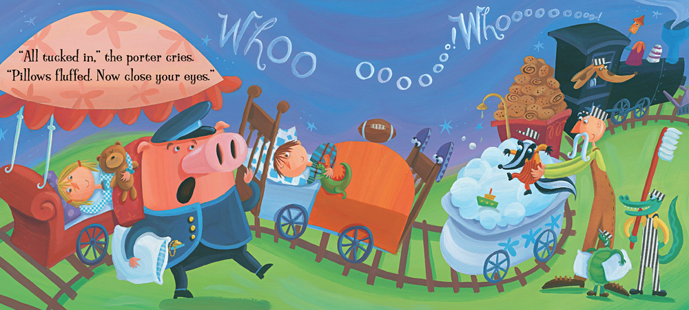 The Goodnight Train Board Book