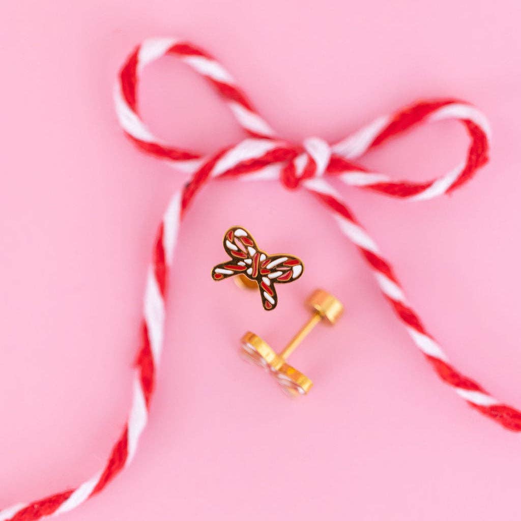 Screw-On Back Earrings (18K Gold Plated)