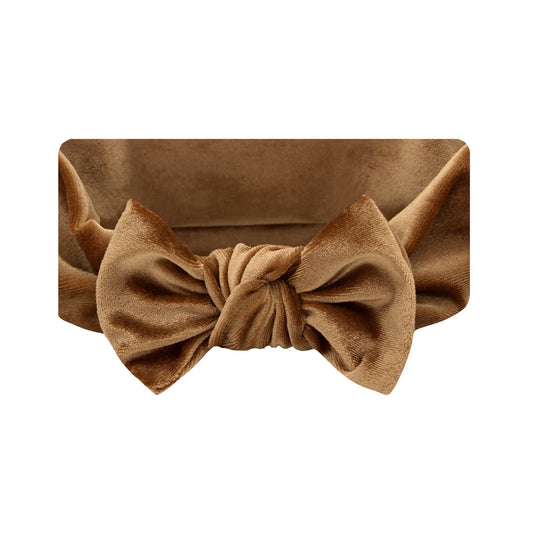 Velvet Knot Headband (Cinnamon)