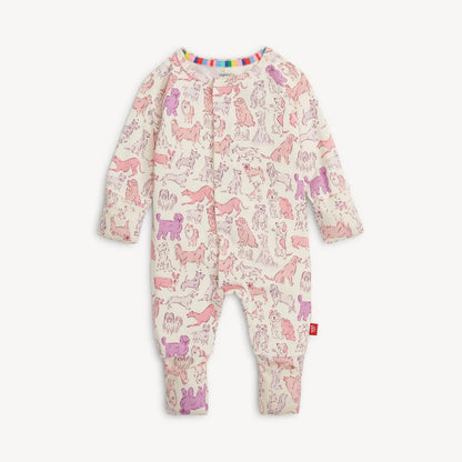Pink It's a Paw-ty Modal Convertible Coverall
