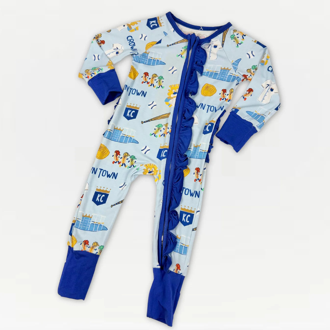 Crown Town Ruffle Zip