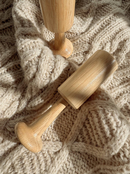 Standing Wooden Maracas (2 pc)