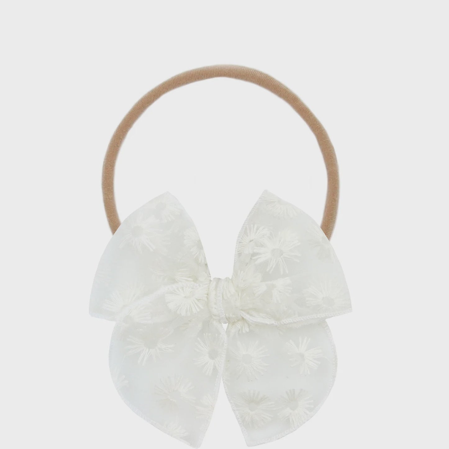 Heirloom Bow Headband (Daisy Lace)
