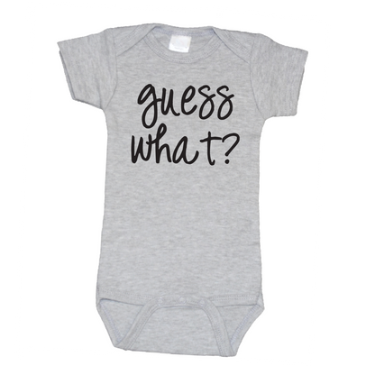 Guess What? Announcement Onesie for Grandparents