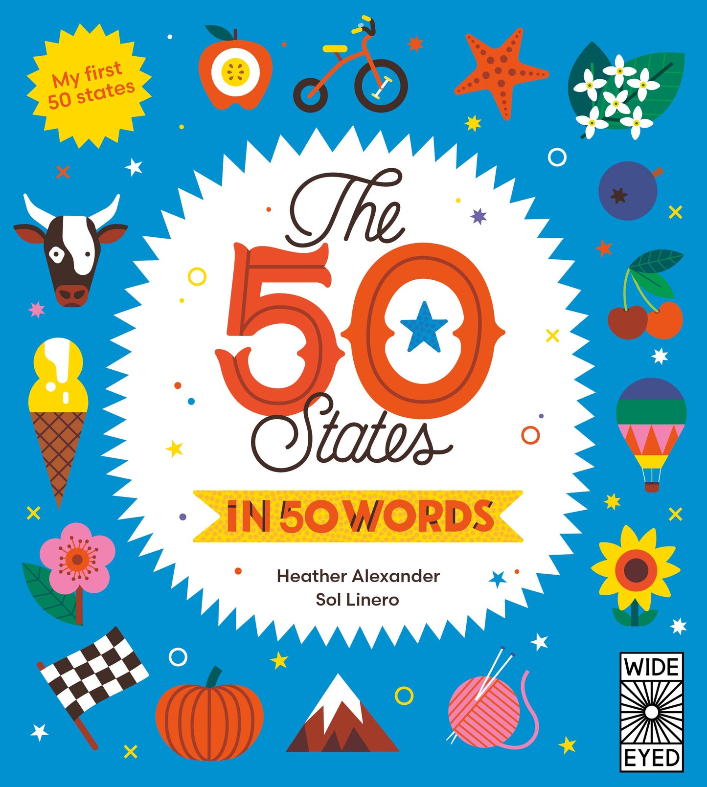 50 States in 50 Words Hardcover Book