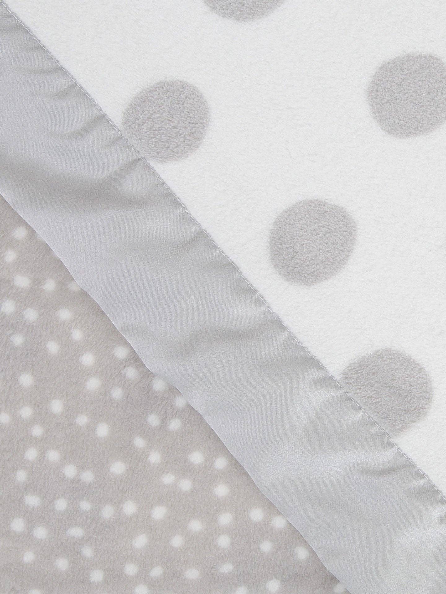 Powder Plush™ Reversible Deluxe Dot Blanket
