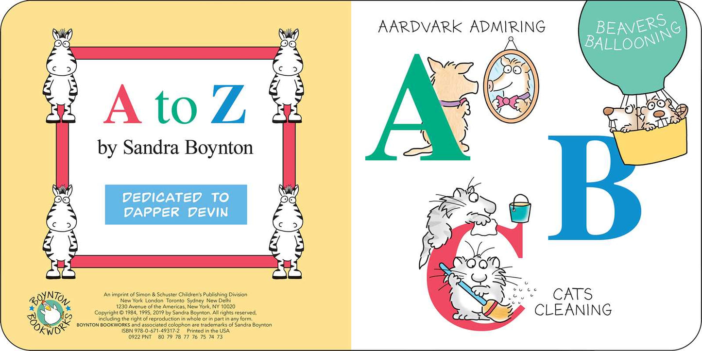 A to Z Board Book