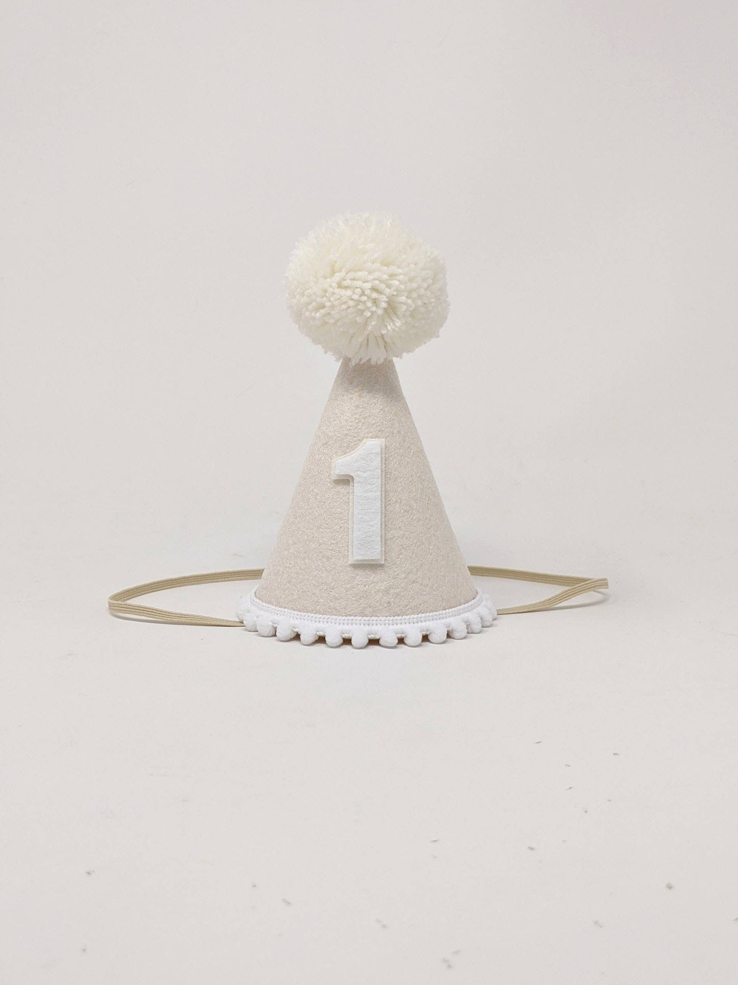 Linen 1st Birthday Hat