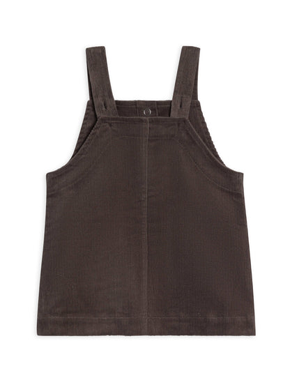 Corduroy Jumper Dress (Ash)