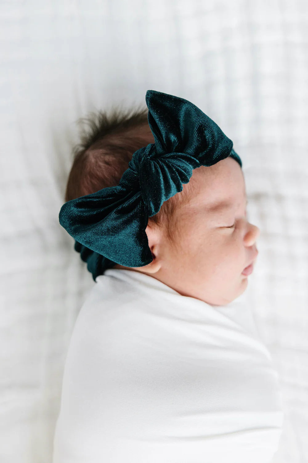 Velvet Knot Headband (Emerald)