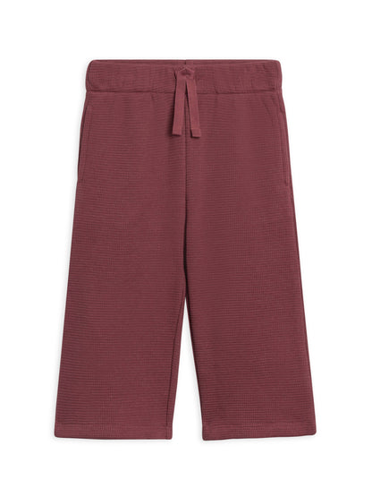 Clove Waffle Knit Pants (Mulberry)