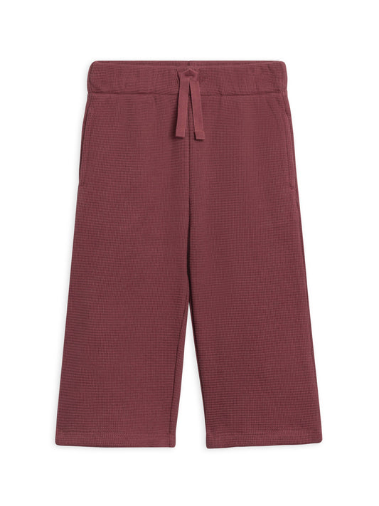 Clove Waffle Knit Pants (Mulberry)