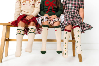 Scalloped Knee High Socks