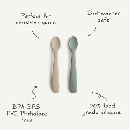 Silicone Feeding Spoons (2-pack)