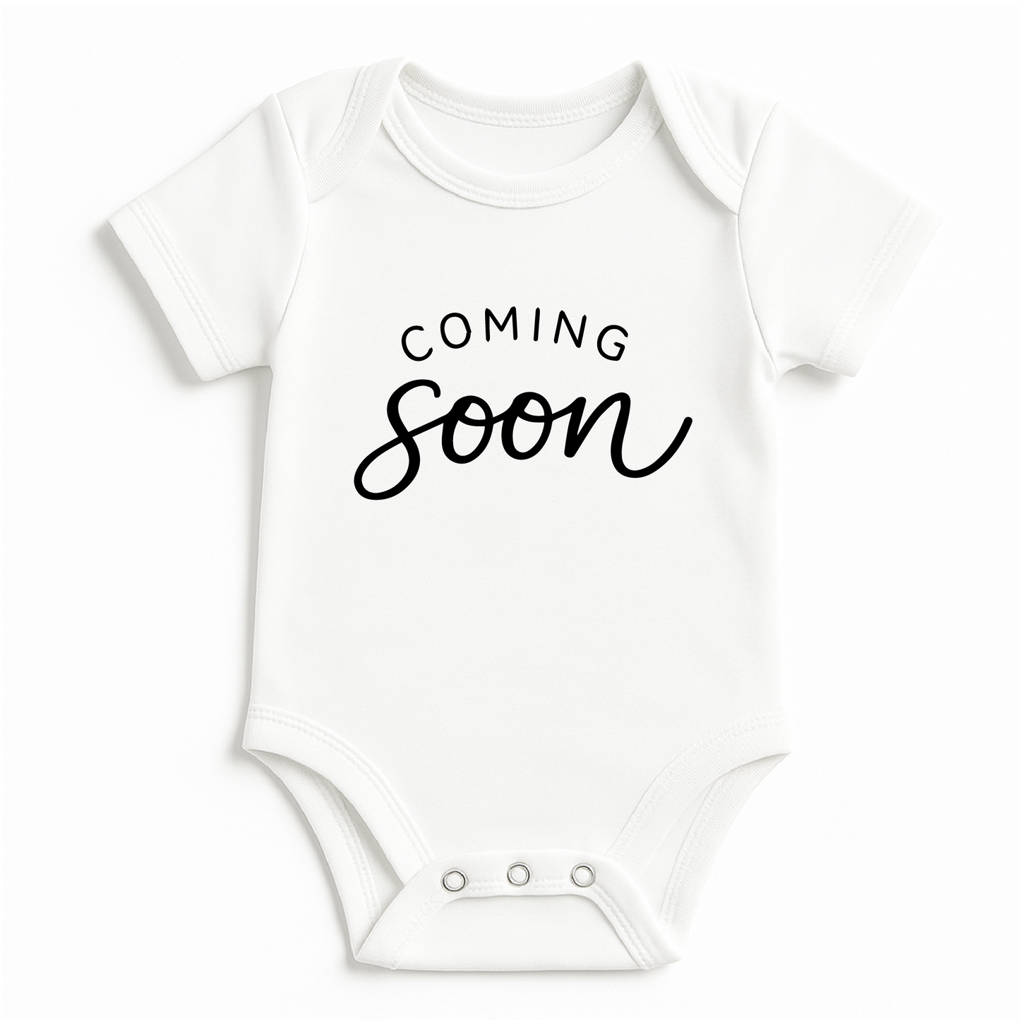 Coming Soon Onesie (White)