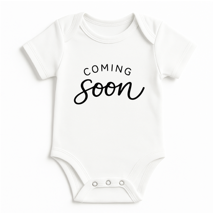 Coming Soon Onesie (White)