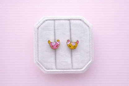 Screw-On Back Earrings (18K Gold Plated)