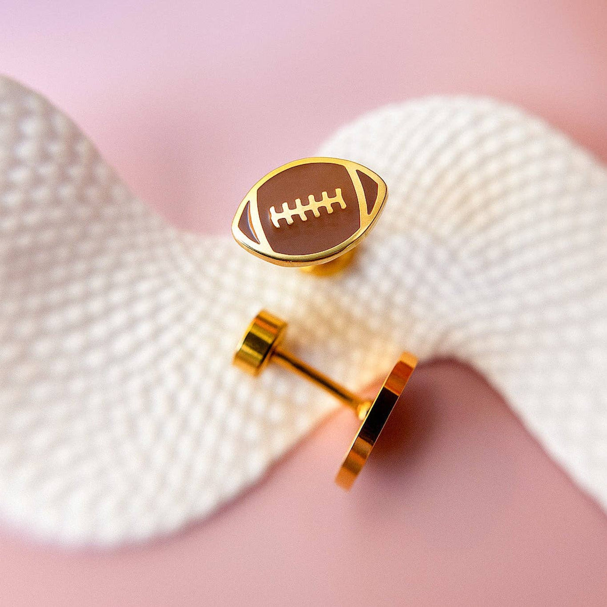 Screw-On Back Earrings (18K Gold Plated)