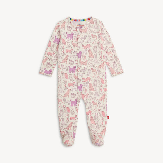 Pink It's A Paw-ty Right Fit Footie