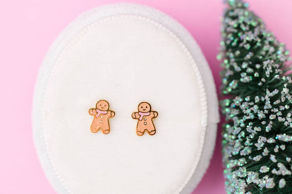 Screw-On Back Earrings (18K Gold Plated)