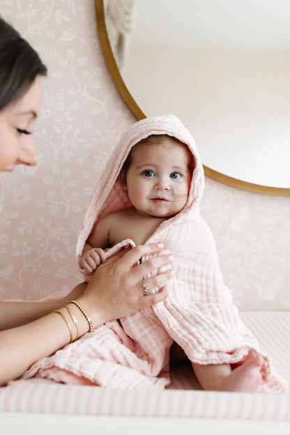 Infant Hooded Towel (Blush)