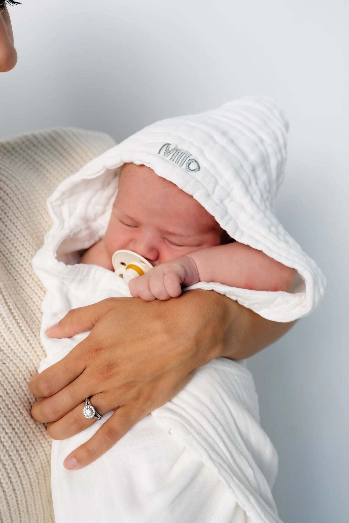 Infant Hooded Towel (Steel)