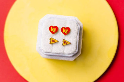 Screw-On Back Earrings (18K Gold Plated)