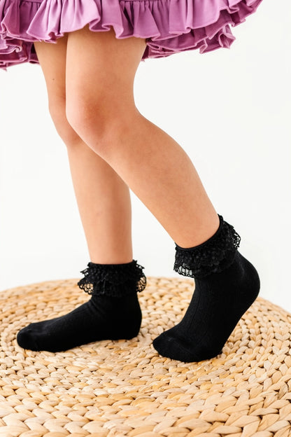 Lace Bobby Midi Socks