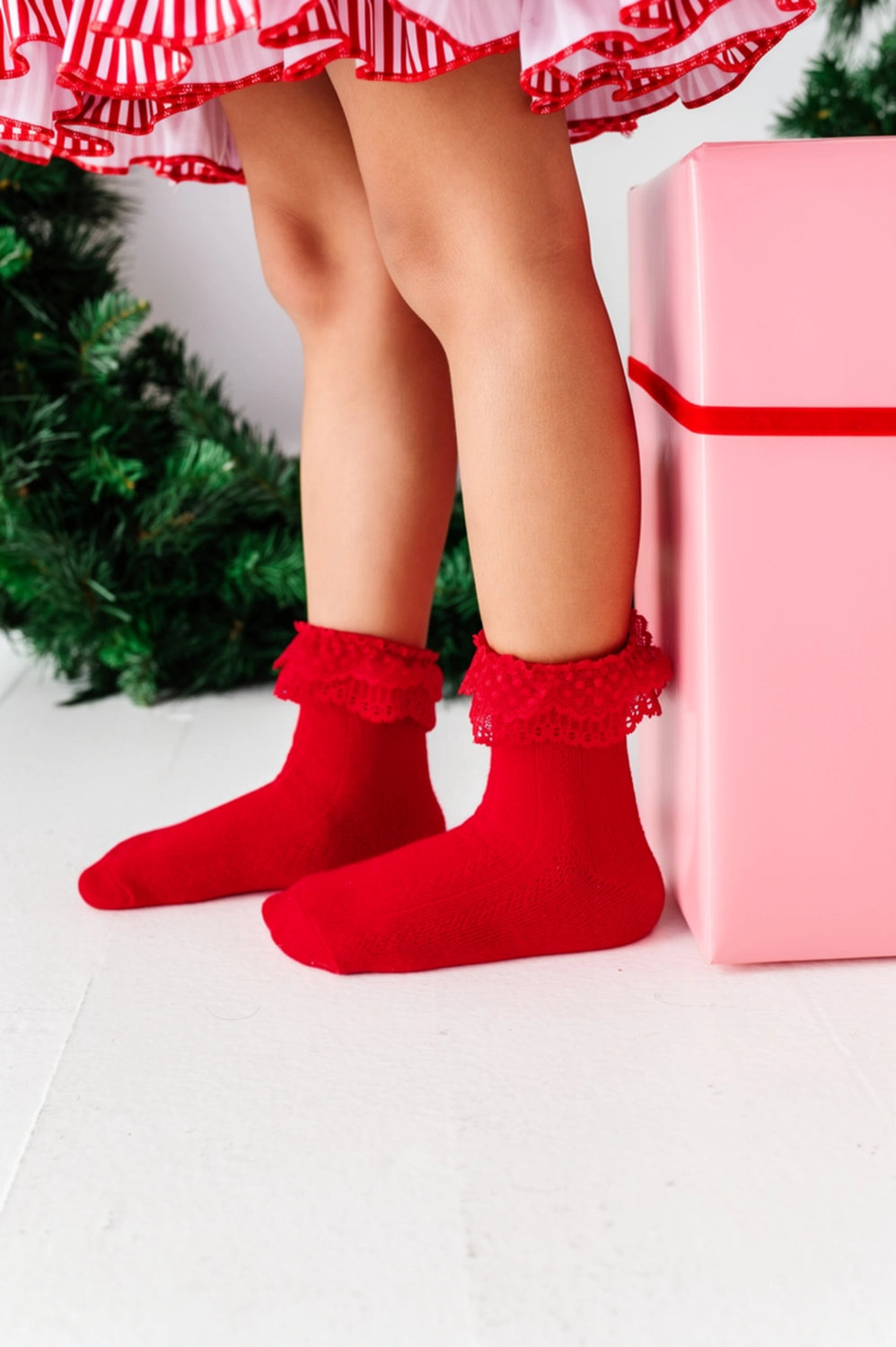 Lace Bobby Midi Socks